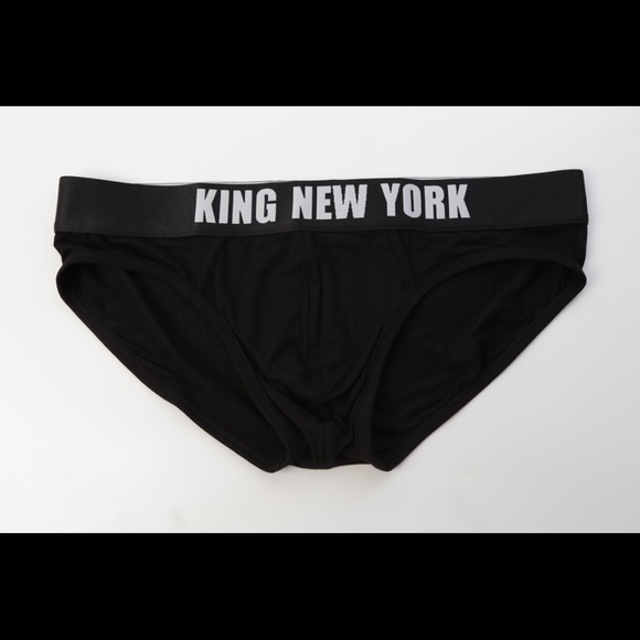 KING NEW YORK , Brief , bamboo fabric underwear.(BLACK) - Picture 5 of 15